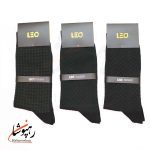 جوراب لئو LEO ساق دار دوفس مشکی و سبز تیره (پک 6 عددی)(117) - تصویر 2