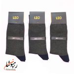 جوراب ساقدار دوفس 6 طرح سرمه ای و زیتونی لئو LEO (پک 6 عددی)(119) - تصویر 2