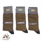 جوراب ساقدار دوفس زیتونی نسکافه ای لئو LEO (پک 6 عددی)(150) - تصویر 3