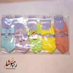 جوراب کفی طرح باب اسفنجی 5رنگ (10 عددی) - تصویر 4
