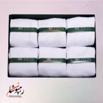جوراب نورث NORTH ساقدار دوفس تمام سفید (پک 6 عددی)(303)