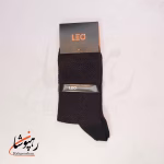 جوراب ساقدار دوفس بنفش طرح گندم لوزی لئو LEO (پک 6 عددی)(108) - تصویر 2