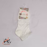 جوراب مچی بچگانه بافت برجسته سفید (10 عددی)(1تا4 سال) - تصویر 6