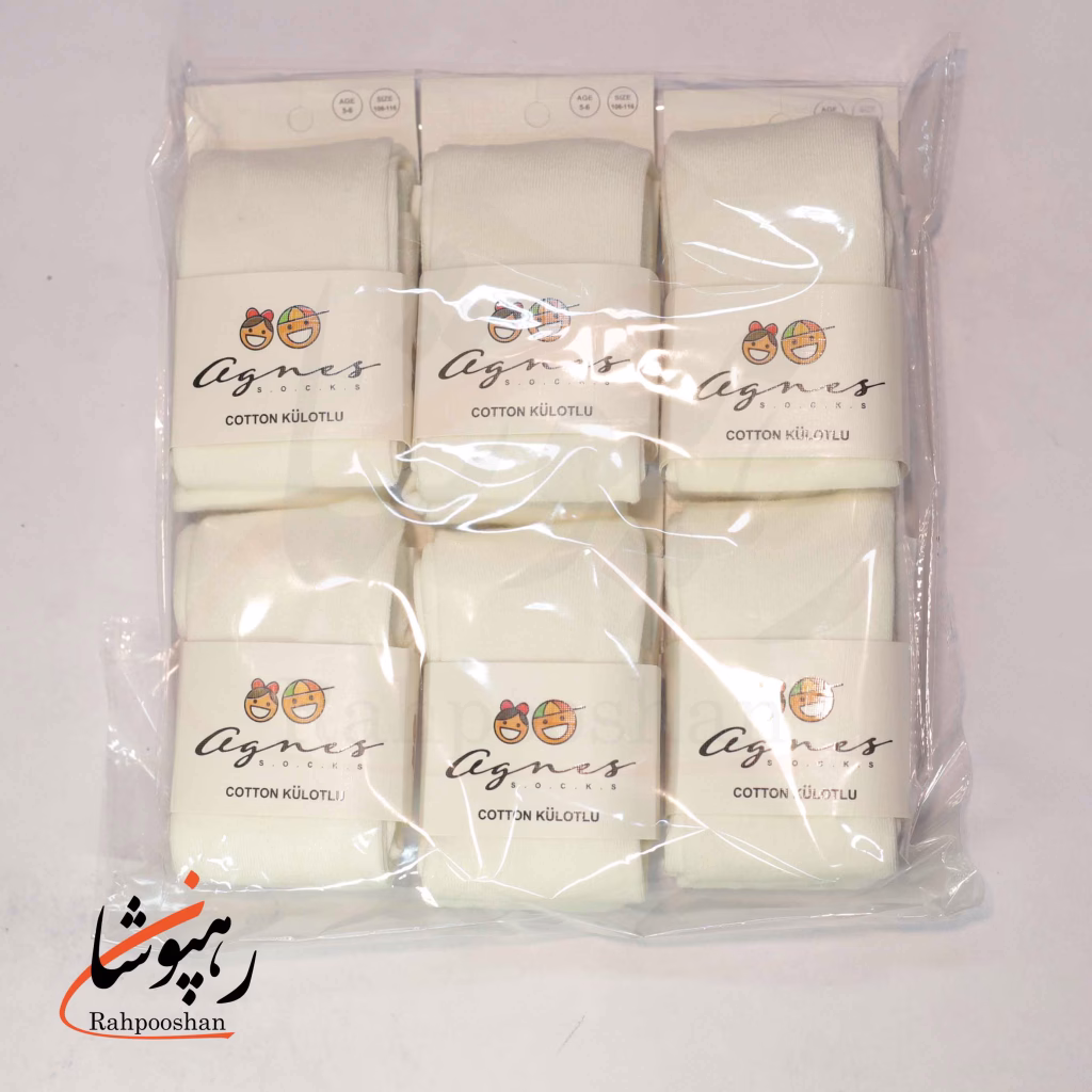 جوراب شلواری بچگانه رنگ سفید (1 عددی)