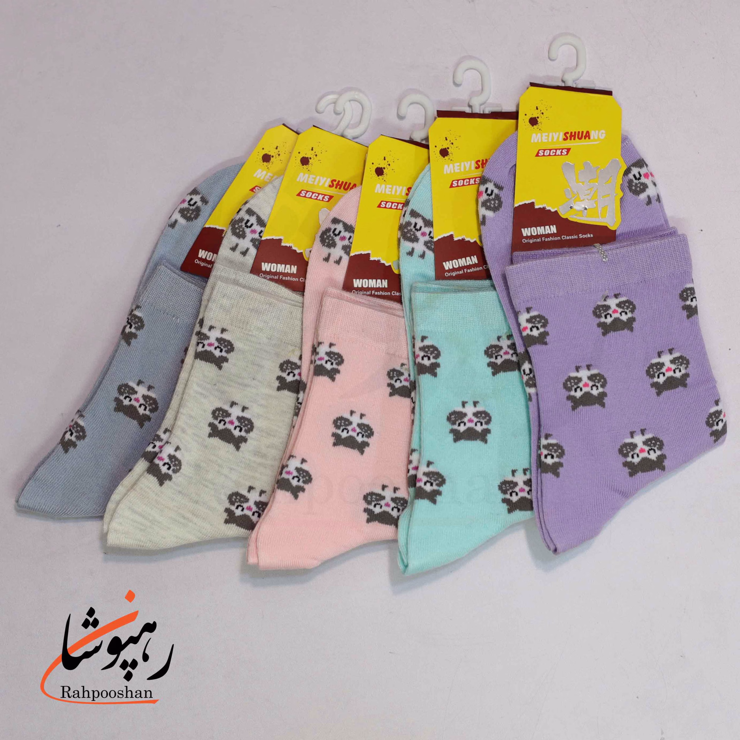 جوراب نیم ساق طرح پنگوئن (10 عددی) جوراب نیم ساق طرح پنگوئن (10 عددی)