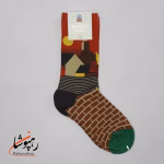 جوراب ساقدار موکسیائو (MOXIAO) طرح غروب شهر آجری - تصویر 2