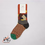 جوراب ساقدار موکسیائو (MOXIAO) طرح غروب شهر آجری - تصویر 3