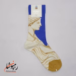جوراب ساقدار موکسیائو (MOXIAO) طرح مجسمه آسمانی - تصویر 2