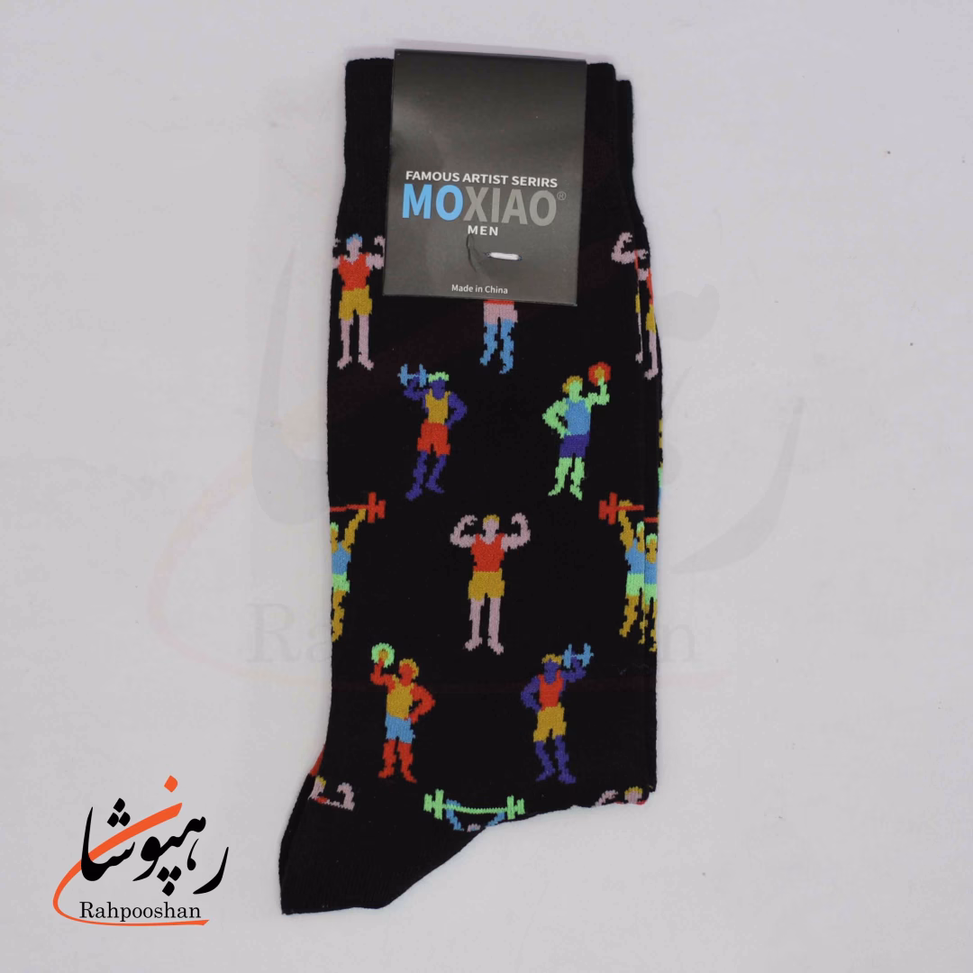 جوراب ساقدار موکسیائو (MOXIAO) مردانه طرح باشگاه جوانان