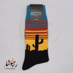 جوراب ساقدار موکسیائو (MOXIAO) مردانه طرح غروب کویر