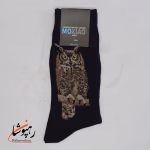 جوراب ساقدار موکسیائو (MOXIAO) مردانه طرح جغد شبگرد