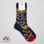 جوراب ساقدار موکسیائو (MOXIAO) طرح نمایش گل در شب - تصویر 2
