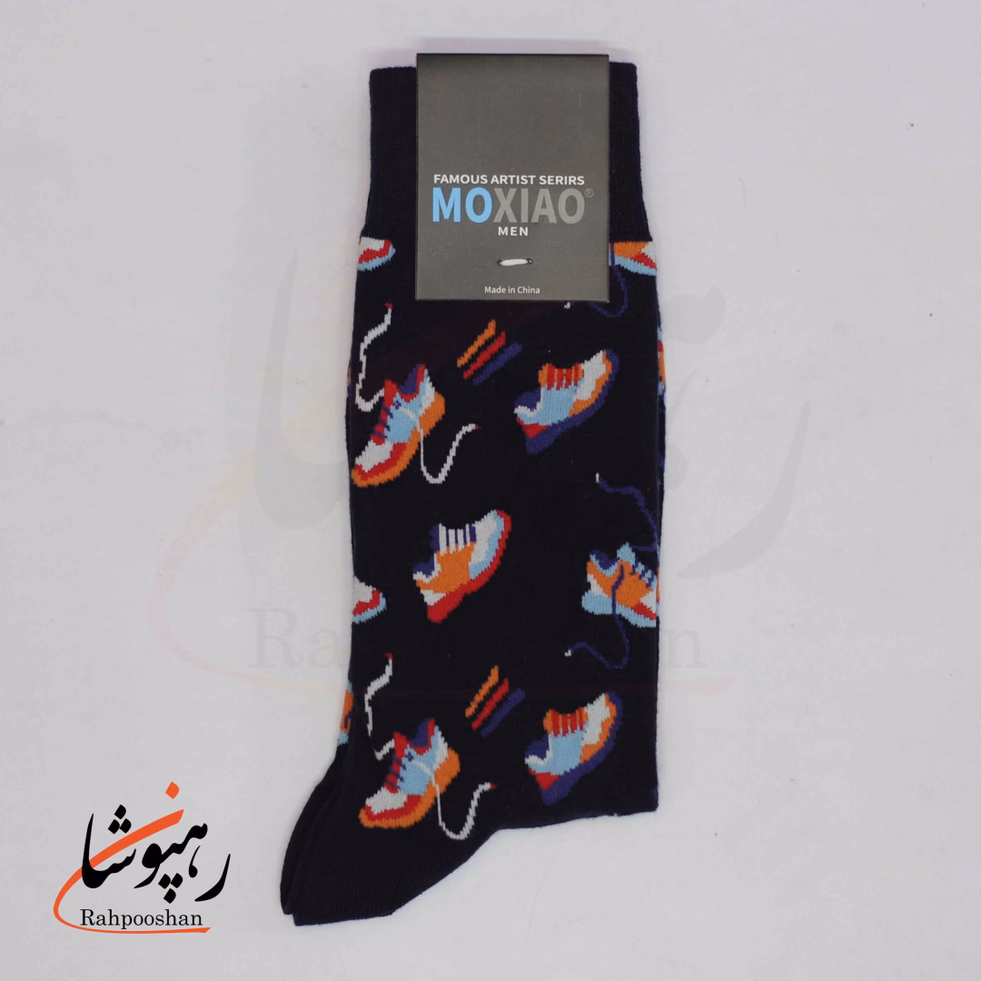 جوراب ساقدار موکسیائو (MOXIAO) مردانه طرح خلاء کفش ها
