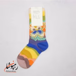 جوراب ساقدار موکسیائو (MOXIAO) طرح ویولا بنفشه سه رنگ - تصویر 3