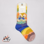 جوراب ساقدار موکسیائو (MOXIAO) طرح ویولا بنفشه سه رنگ - تصویر 2