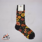 جوراب ساقدار موکسیائو (MOXIAO) طرح گلستان سبز - تصویر 2
