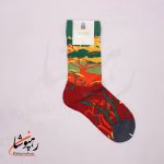جوراب ساقدار موکسیائو (MOXIAO) طرح غروب جنگلی - تصویر 2