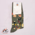 جوراب ساقدار موکسیائو (MOXIAO) طرح باغ پر گل