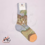 جوراب ساقدار موکسیائو (MOXIAO) طرح بازتابی از زندگی کهن - تصویر 2