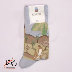جوراب ساقدار موکسیائو (MOXIAO) طرح بازتابی از زندگی کهن