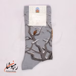 جوراب ساقدار موکسیائو (MOXIAO) طرح دو گنجشک تنها در شب برفی