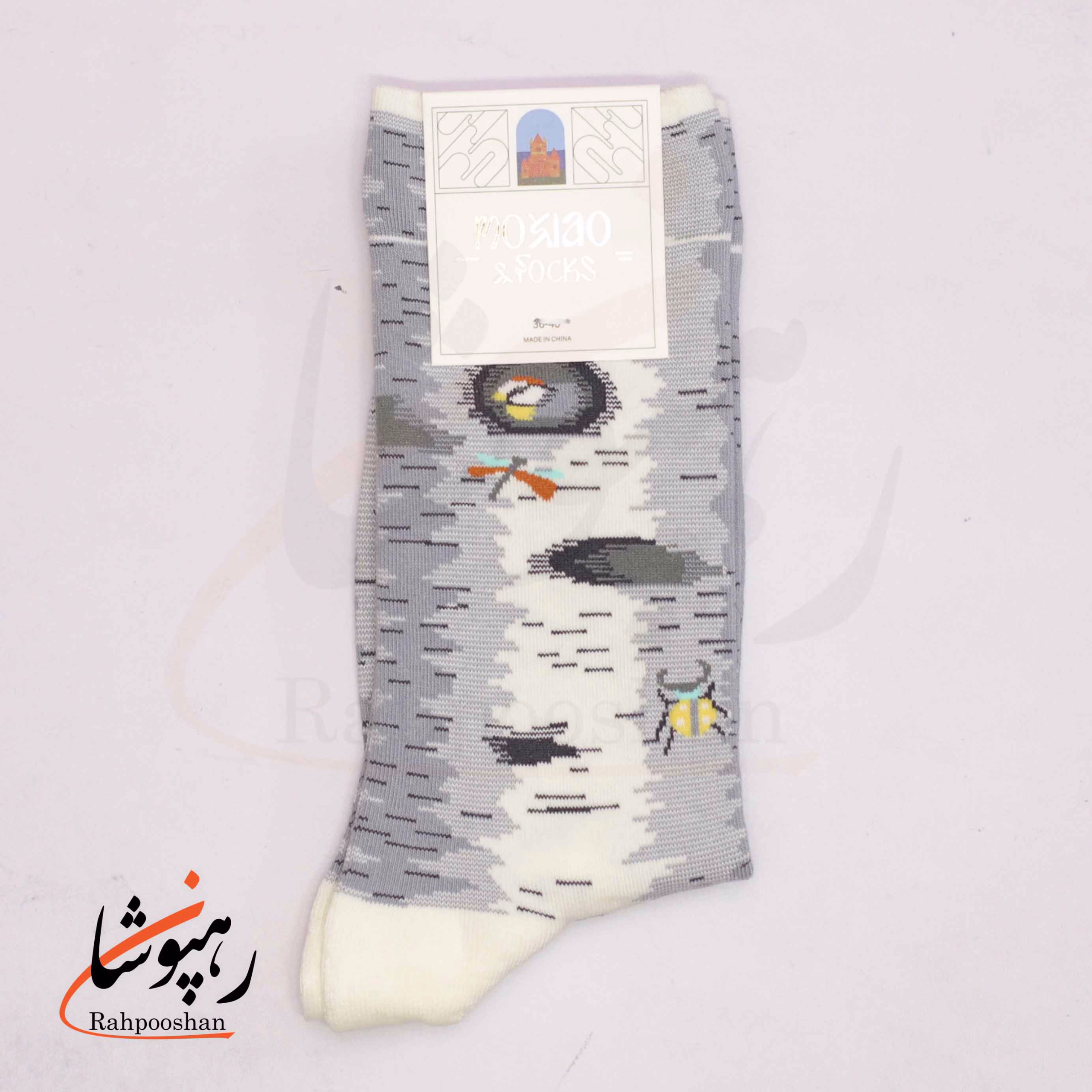 جوراب ساقدار موکسیائو (MOXIAO) طرح تالاب پر خروش جوراب ساقدار موکسیائو (MOXIAO) طرح تالاب پر خروش