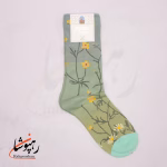 جوراب ساقدار موکسیائو (MOXIAO) طرح رفاقت گل ها - تصویر 2