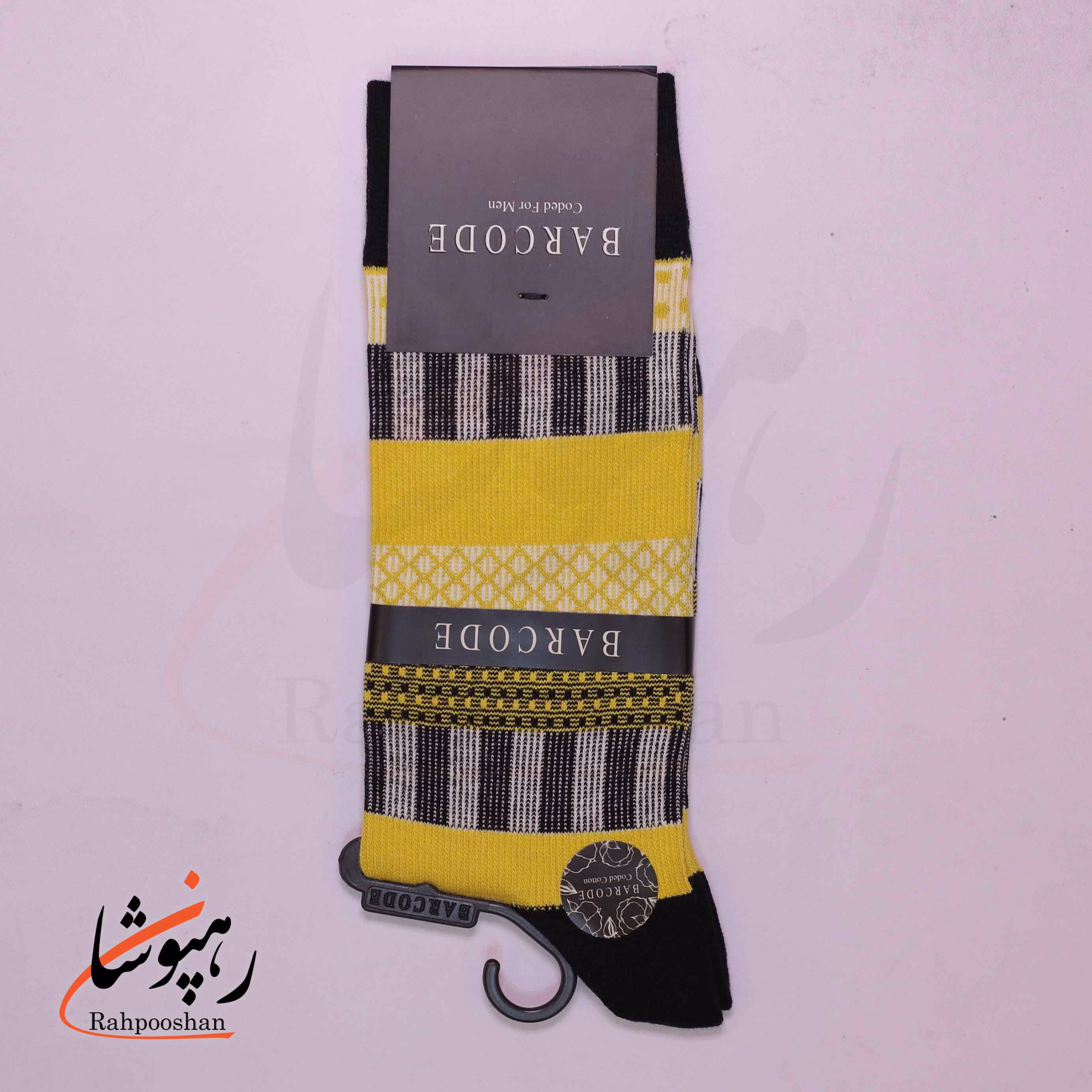 جوراب ساق بلند بارکد (BARCODE) طرح ریتم جسورانه (Bold Rhythm) سیاه جوراب ساق بلند بارکد (BARCODE) طرح ریتم جسورانه (Bold Rhythm) سیاه