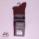 جوراب ساق بلند بارکد (BARCODE) طرح ژاکارد پارسا زرشکی