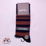 جوراب ساق بلند بارکد (BARCODE) طرح کد شهری (urbancode) سیاه