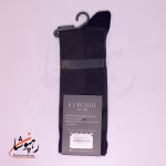 جوراب ساق بلند بارکد (BARCODE) طرح ژاکارد تیافی سرمه ای - تصویر 2