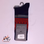 جوراب ساق بلند بارکد (BARCODE) طرح ژاکارد دونه برفی سرمه ای - تصویر 2