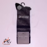 جوراب ساق بلند بارکد (BARCODE) طرح سایه (Umbra) سیاه - تصویر 3