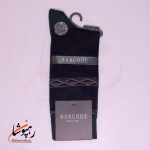 جوراب ساق بلند بارکد (BARCODE) طرح مدل اصیل (Classic Fold) سبز یشمی - تصویر 3