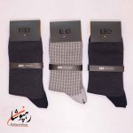 جوراب لئو LEO ساق دار دوفس سرمه‌ای و طوسی (پک 6 عددی)(107) - تصویر 3