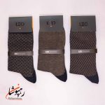 جوراب ساقدار دوفس مشکی قهوه ای لئو LEO (پک 6 عددی)(152) - تصویر 2