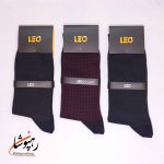 جوراب ساقدار دوفس زرشکی سرمه ای لئو LEO (پک 6 عددی)(155) - تصویر 5