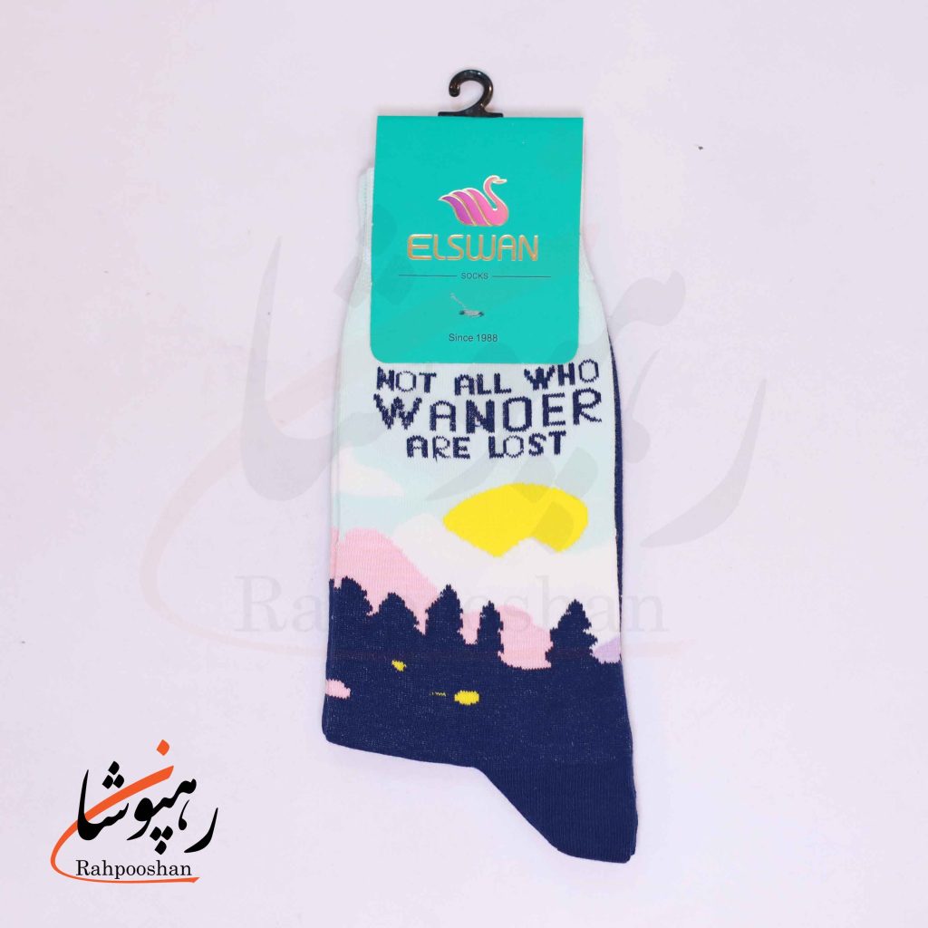 جوراب ساق‌دار طرح طبیعت دخترانه السوان (ELSWAN)