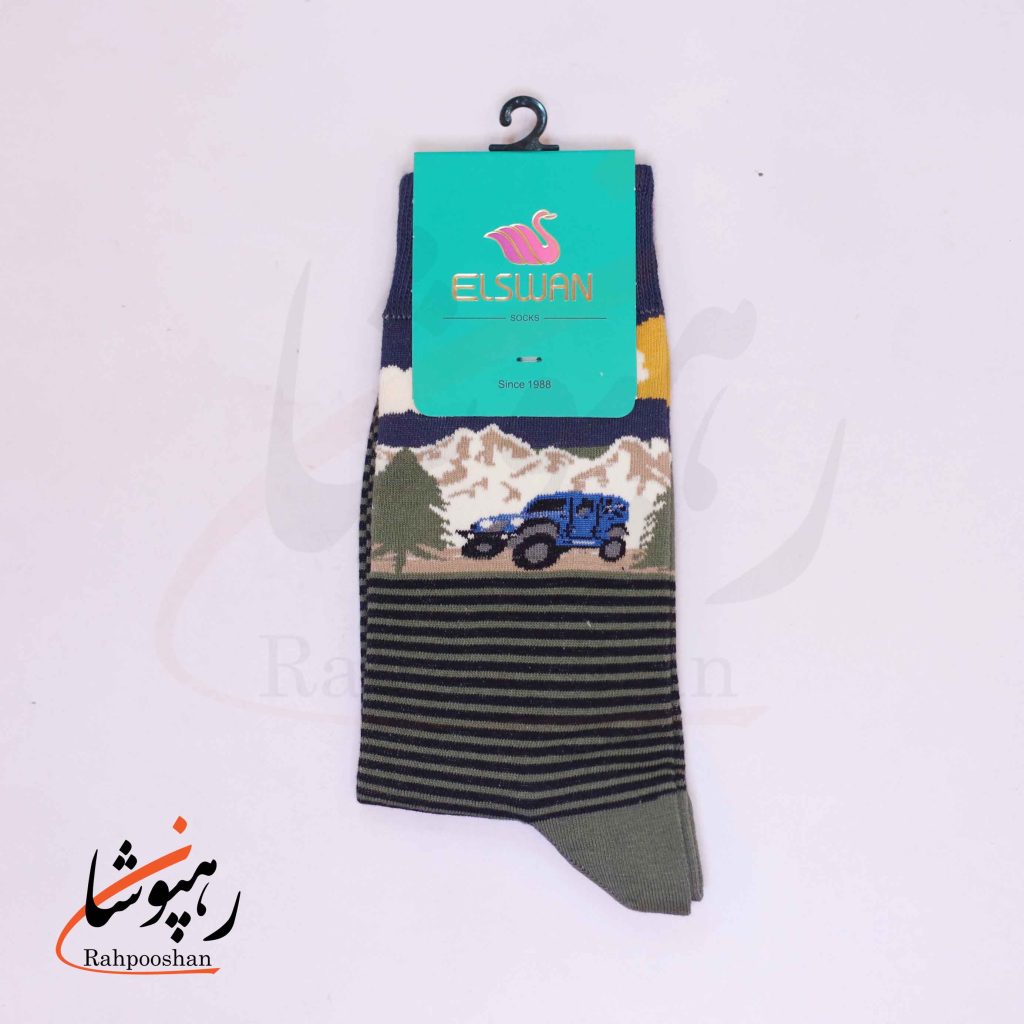 جوراب ساق‌دار طرح ماجرای کوهستانی السوان (ELSWAN)