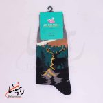 جوراب ساق‌دار طرح جنگل زمرد السوان (ELSWAN)