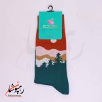جوراب ساق‌دار طرح سایه های غروب السوان (ELSWAN)