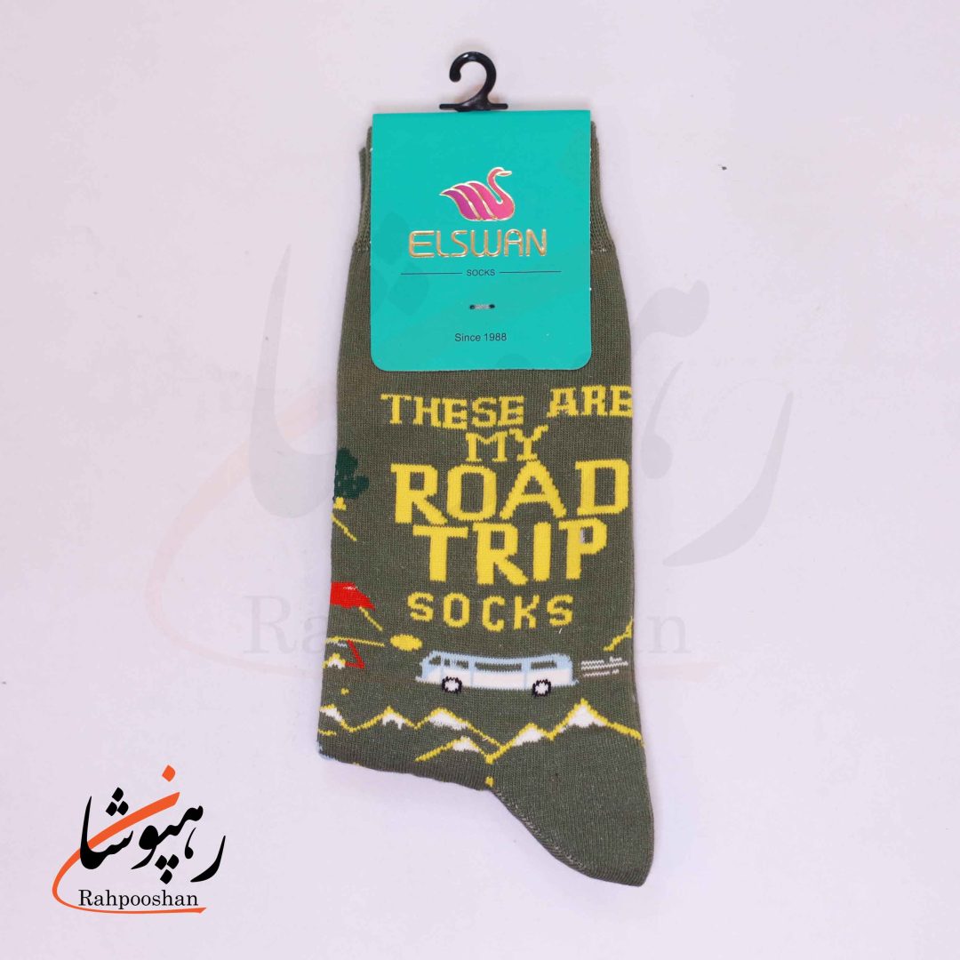 جوراب ساق‌دار طرح تریپ (trip) لنگه به لنگه السوان (ELSWAN)