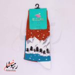 جوراب ساق‌دار طرح مسیر یخ زده لنگه به لنگه السوان (ELSWAN)