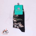 جوراب ساق‌دار طرح گل دار (1) السوان (ELSWAN)