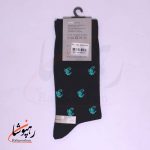 جوراب ساق بلند روپاپا (Ropapa) طرح اسب دریایی (Sea Horse) سیاه - تصویر 2